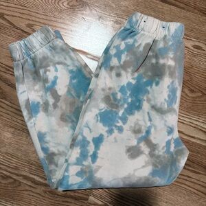 Hollister Sweat Pants Joggers Size Small Tye Dye